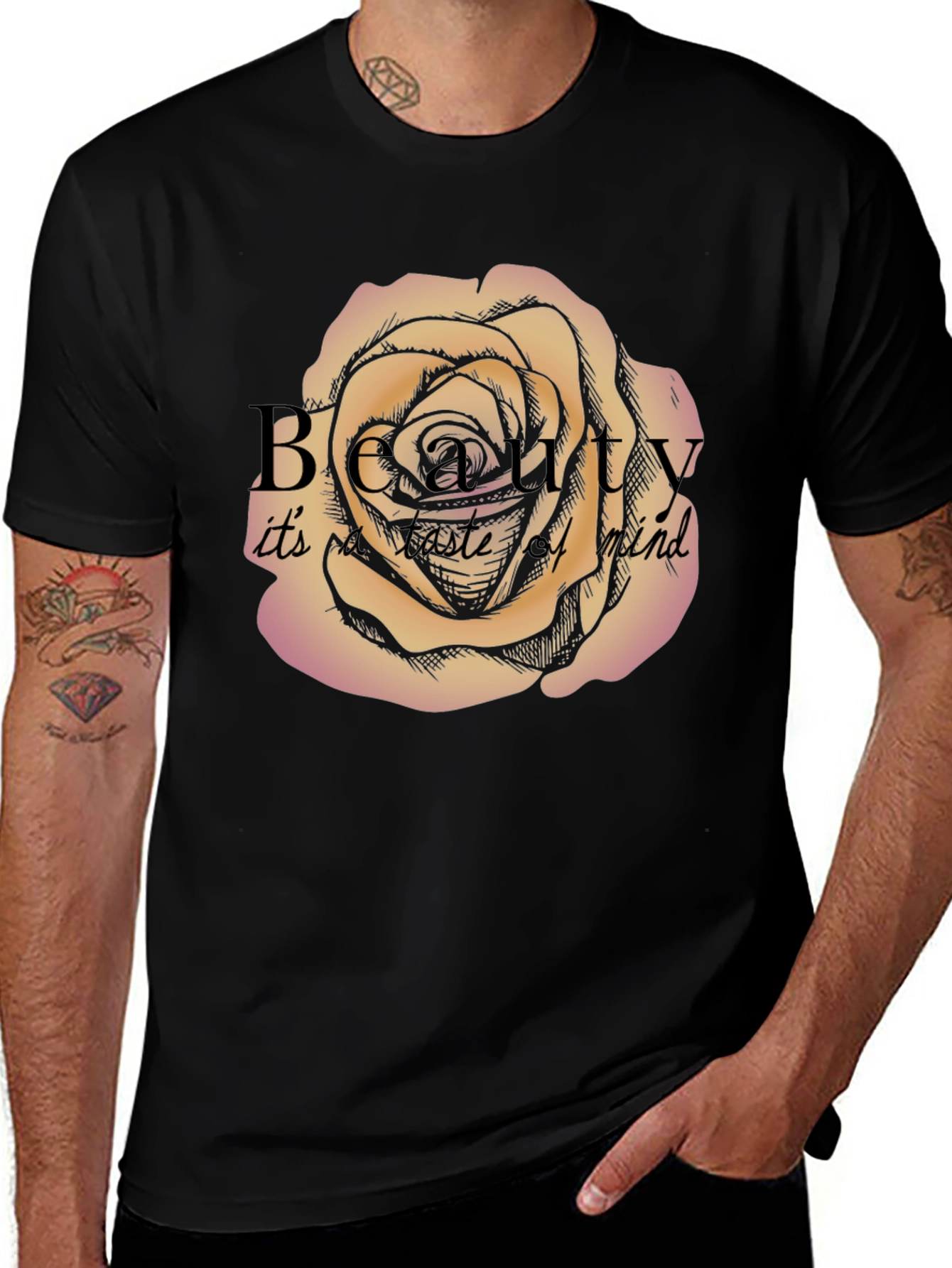 Beauty T-Shirt - Rose Design