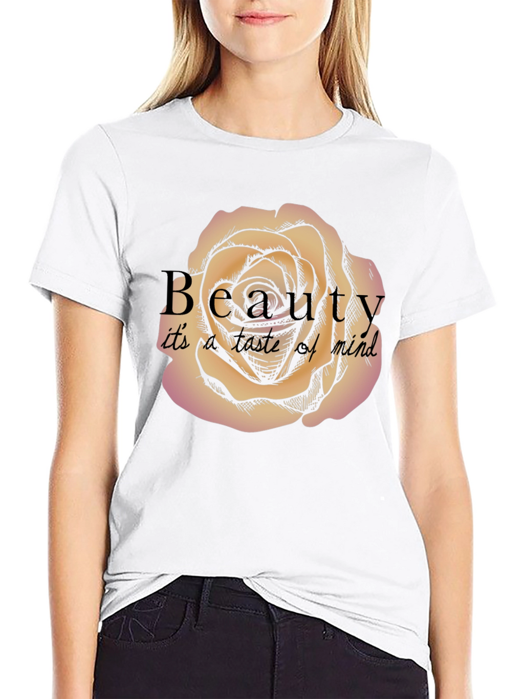Beauty T-Shirt - Rose Design