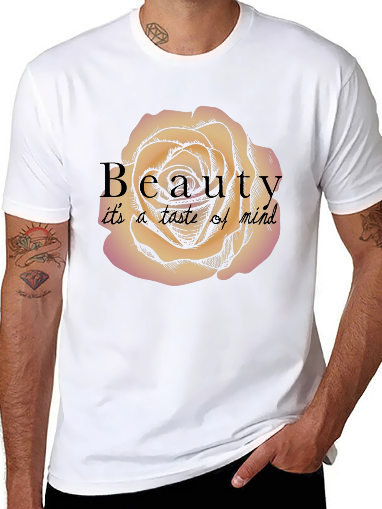 Beauty T-Shirt - Rose Design