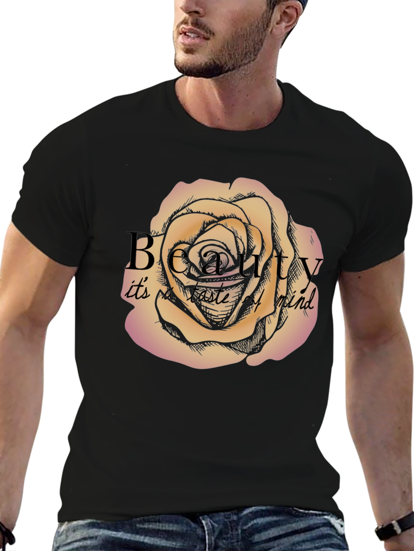 Beauty T-Shirt - Rose Design
