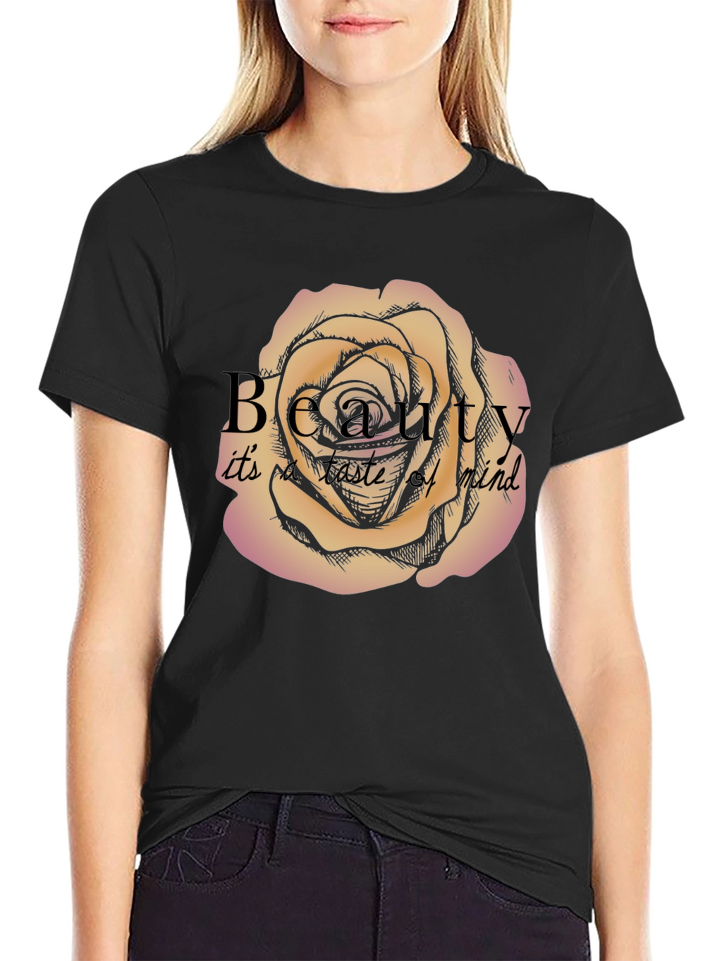 Beauty T-Shirt - Rose Design