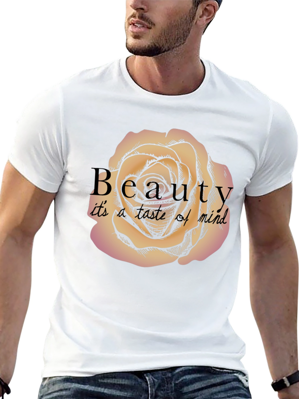 Beauty T-Shirt - Rose Design