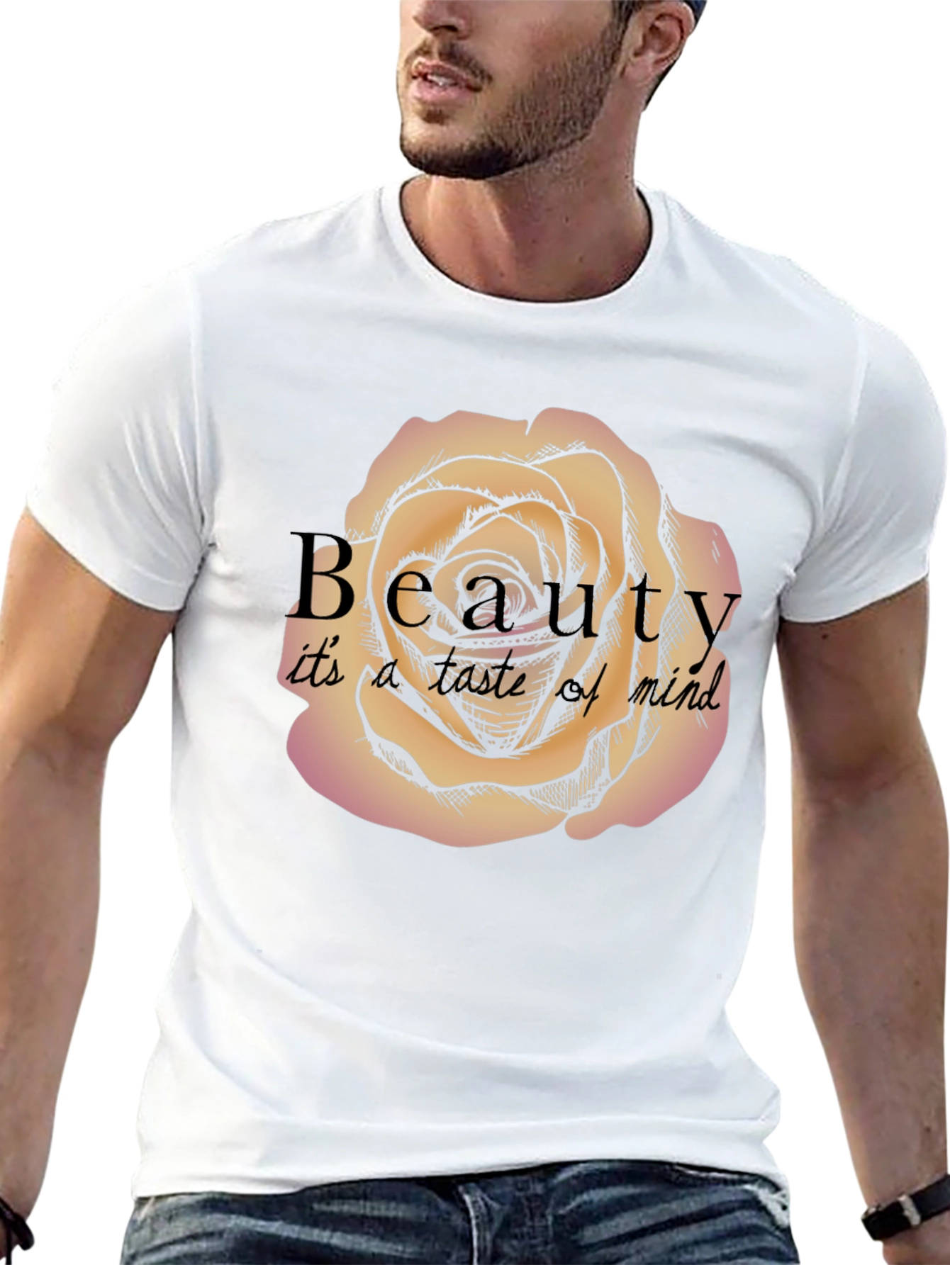 Beauty T-Shirt - Rose Design