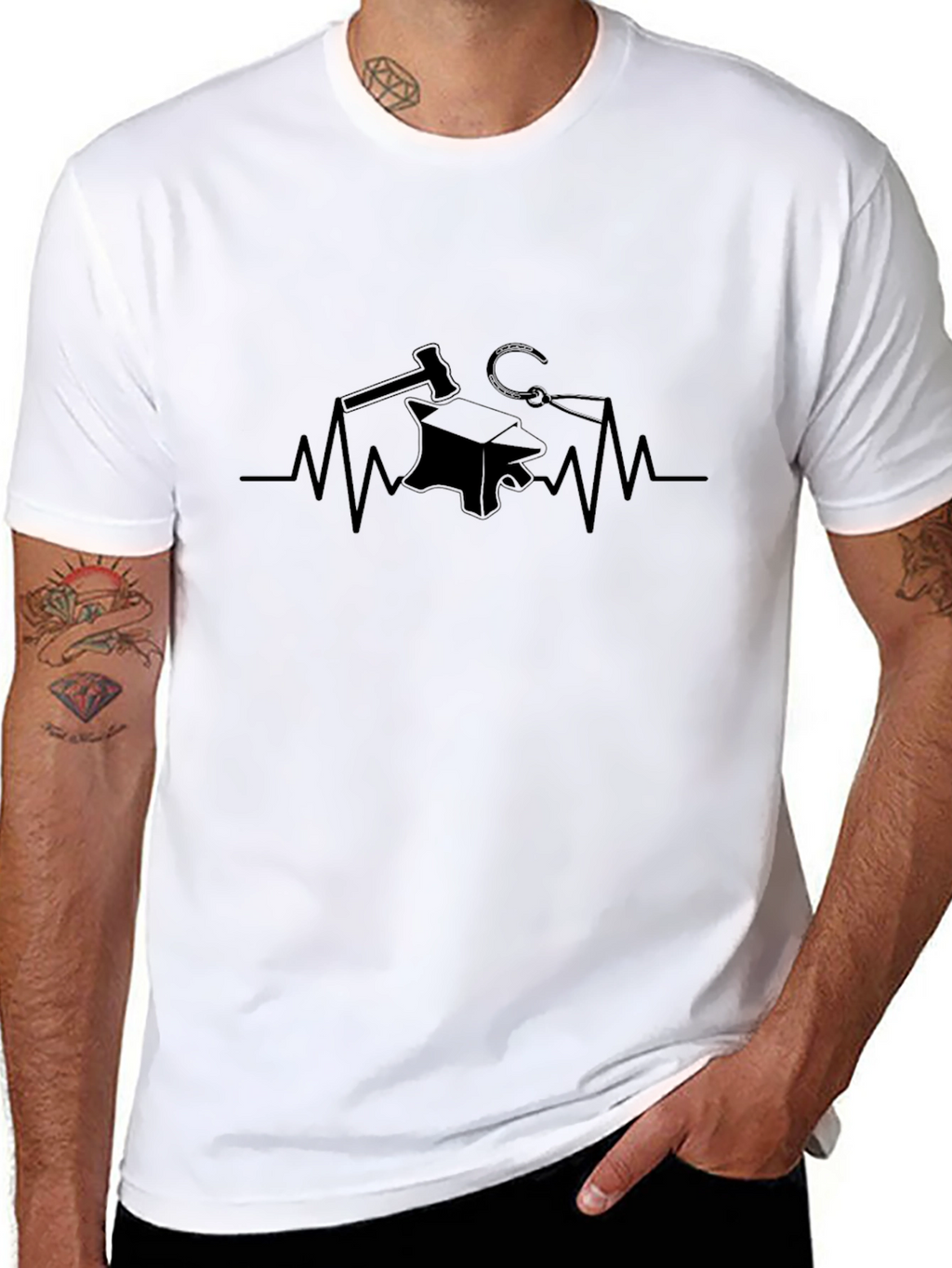 Blacksmith Heartbeat Graphic T-Shirt