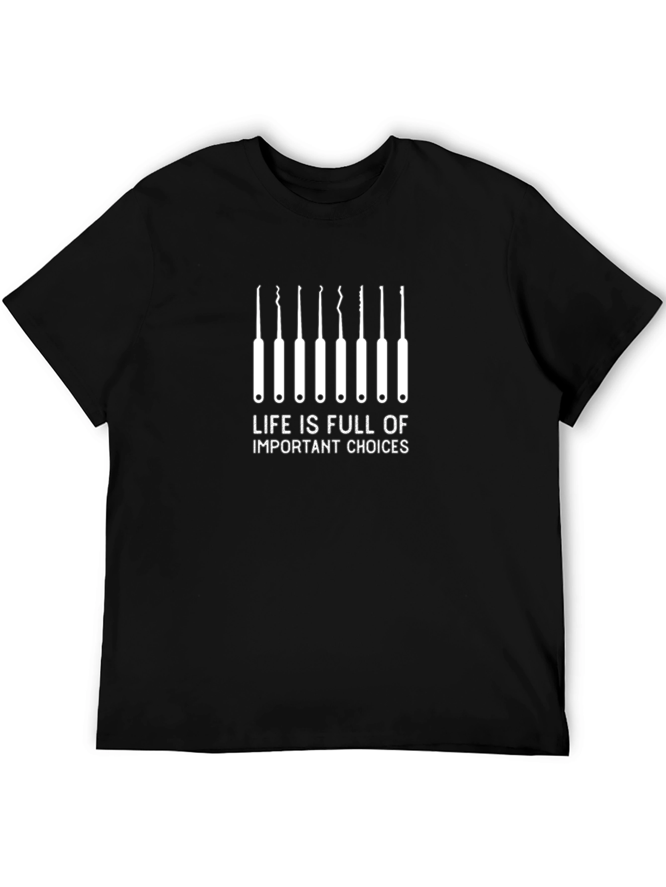 Life Choices Lock Pick T-Shirt - Black