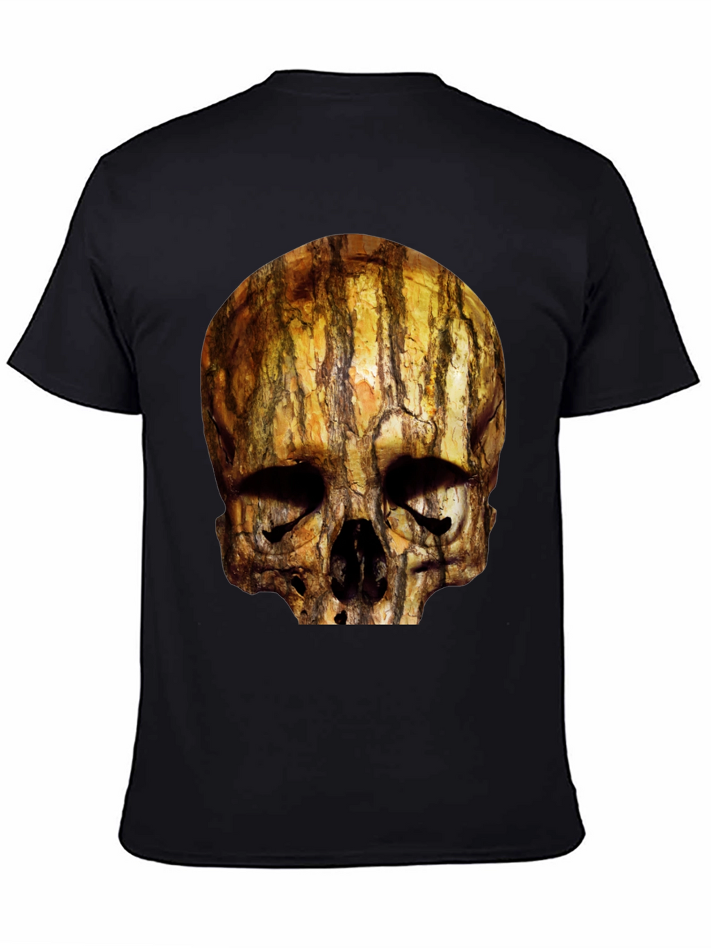Skull Printed Black T-Shirt for Men