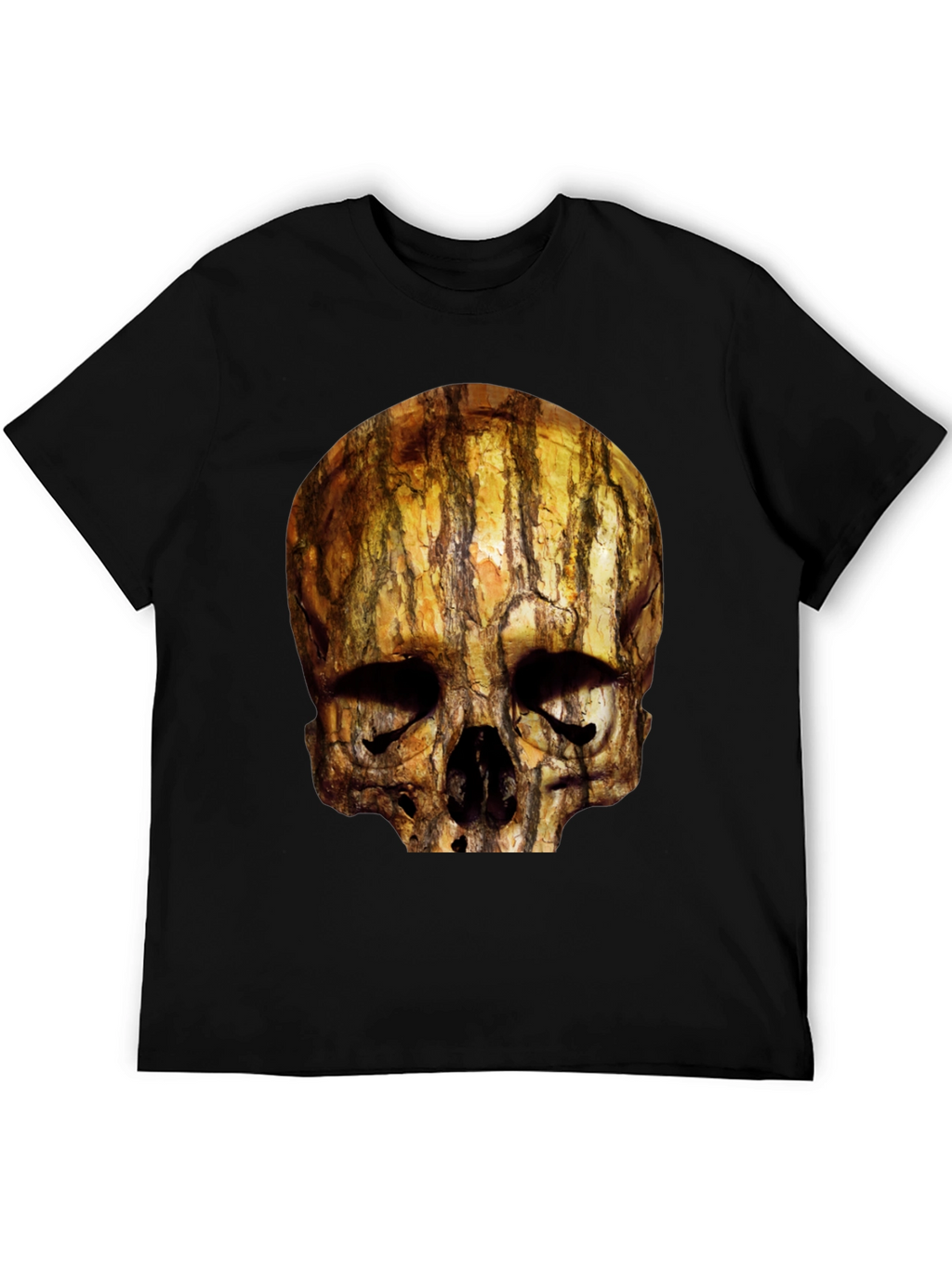 Skull Printed Black T-Shirt for Men