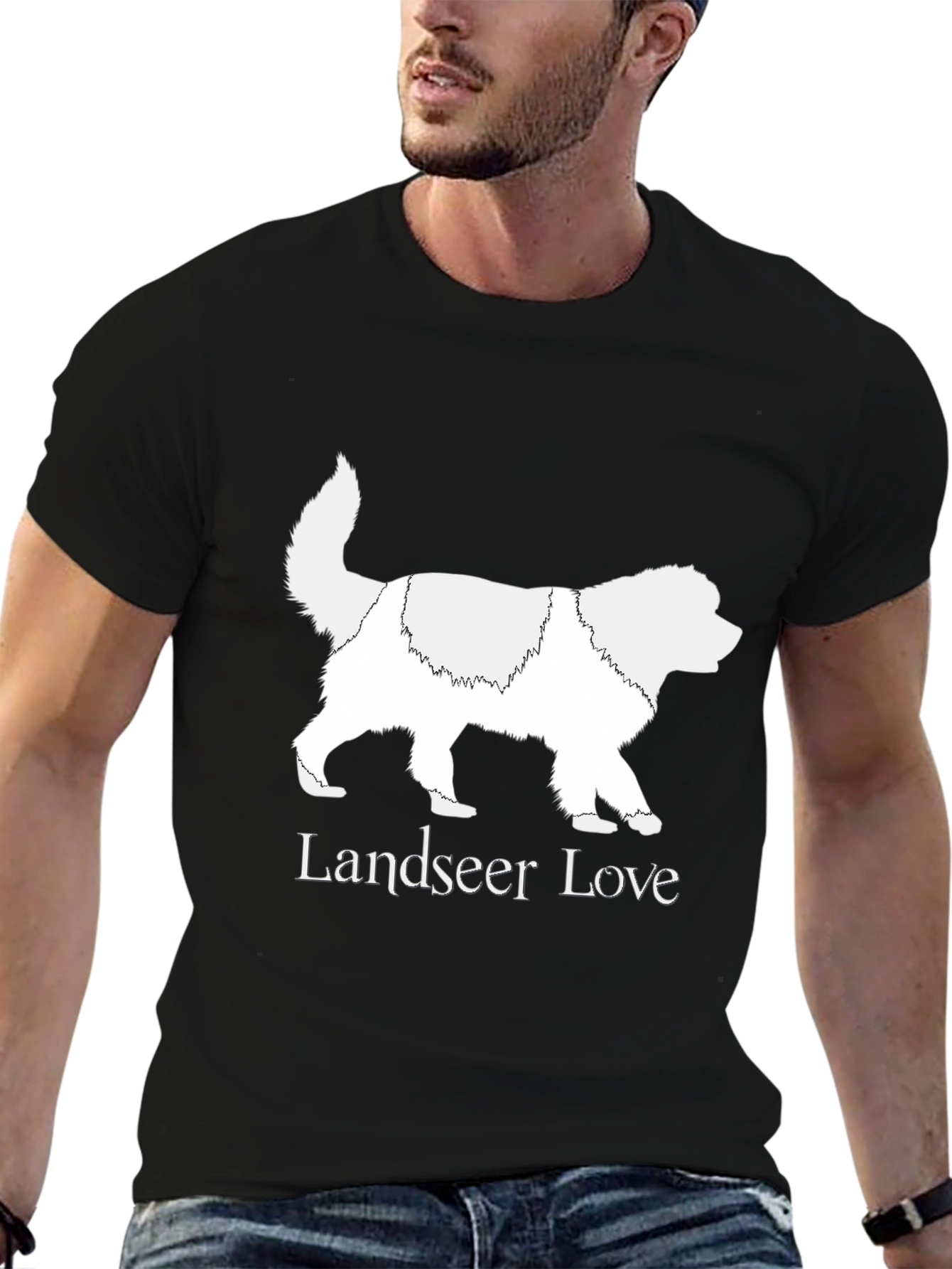 Landseer Love Dog Breed T-Shirt
