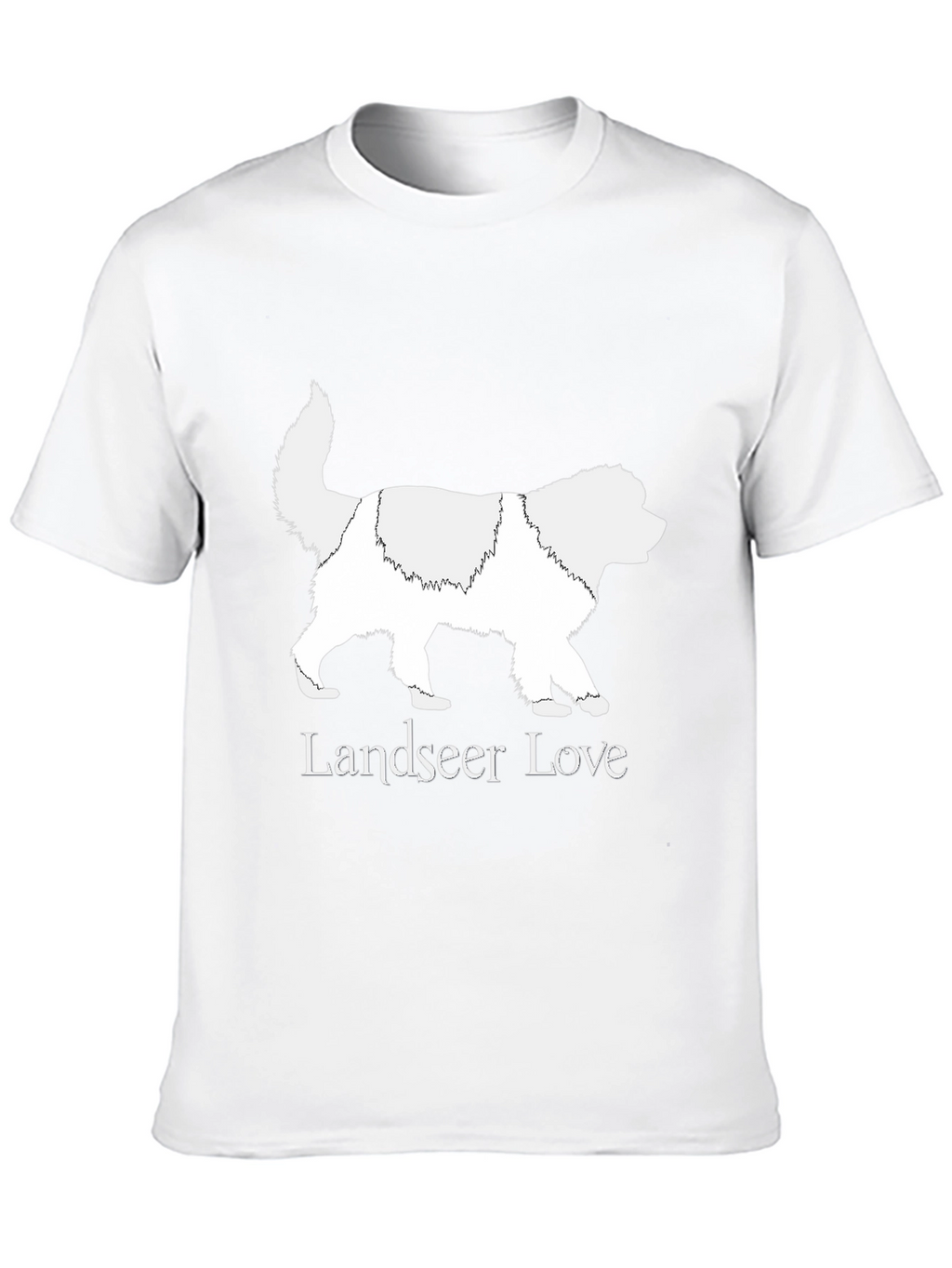 Landseer Love Dog Breed T-Shirt