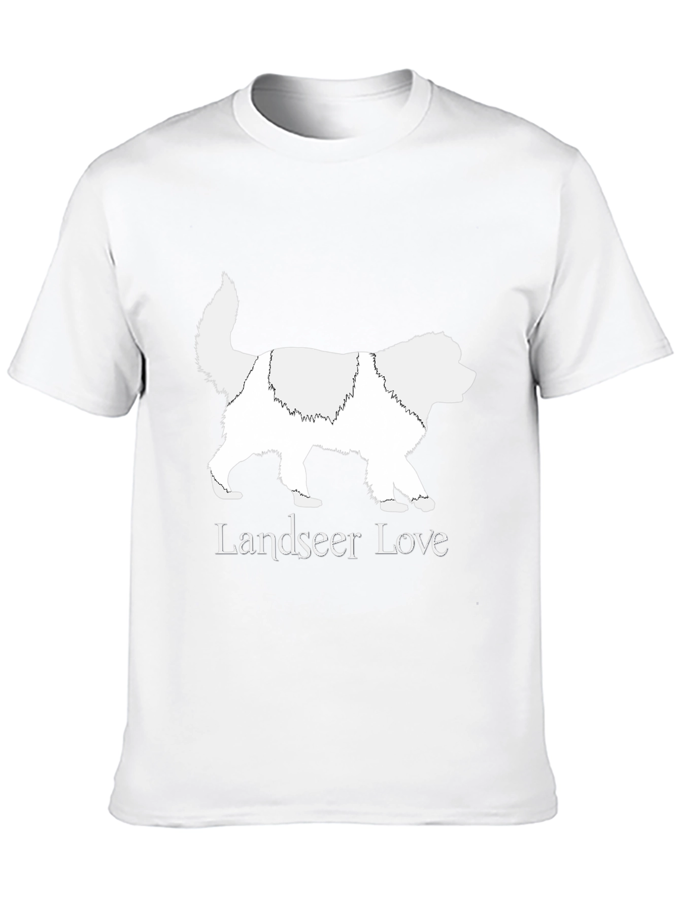 Landseer Love Dog Breed T-Shirt