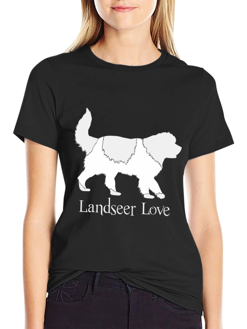 Landseer Love Dog Breed T-Shirt
