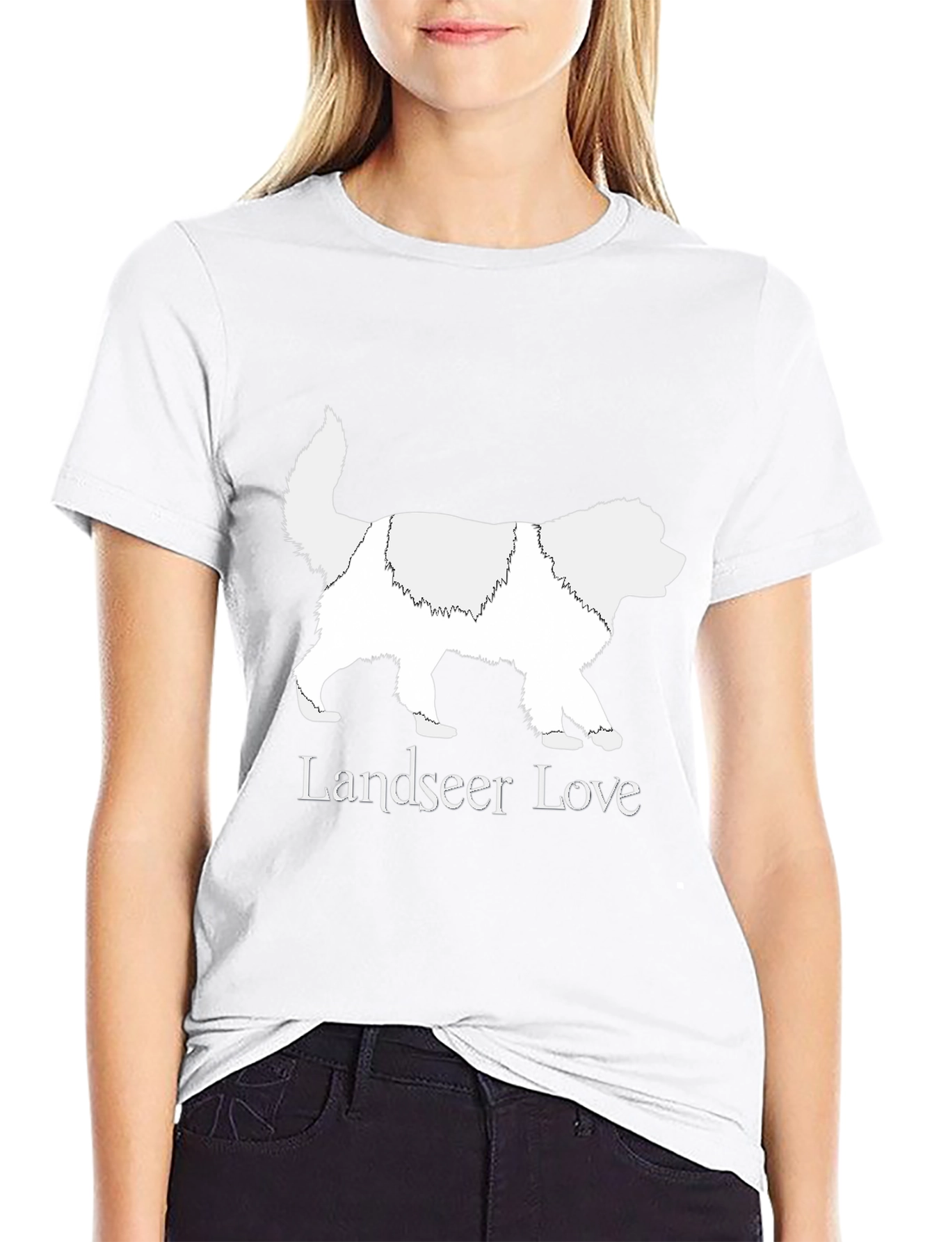 Landseer Love Dog Breed T-Shirt