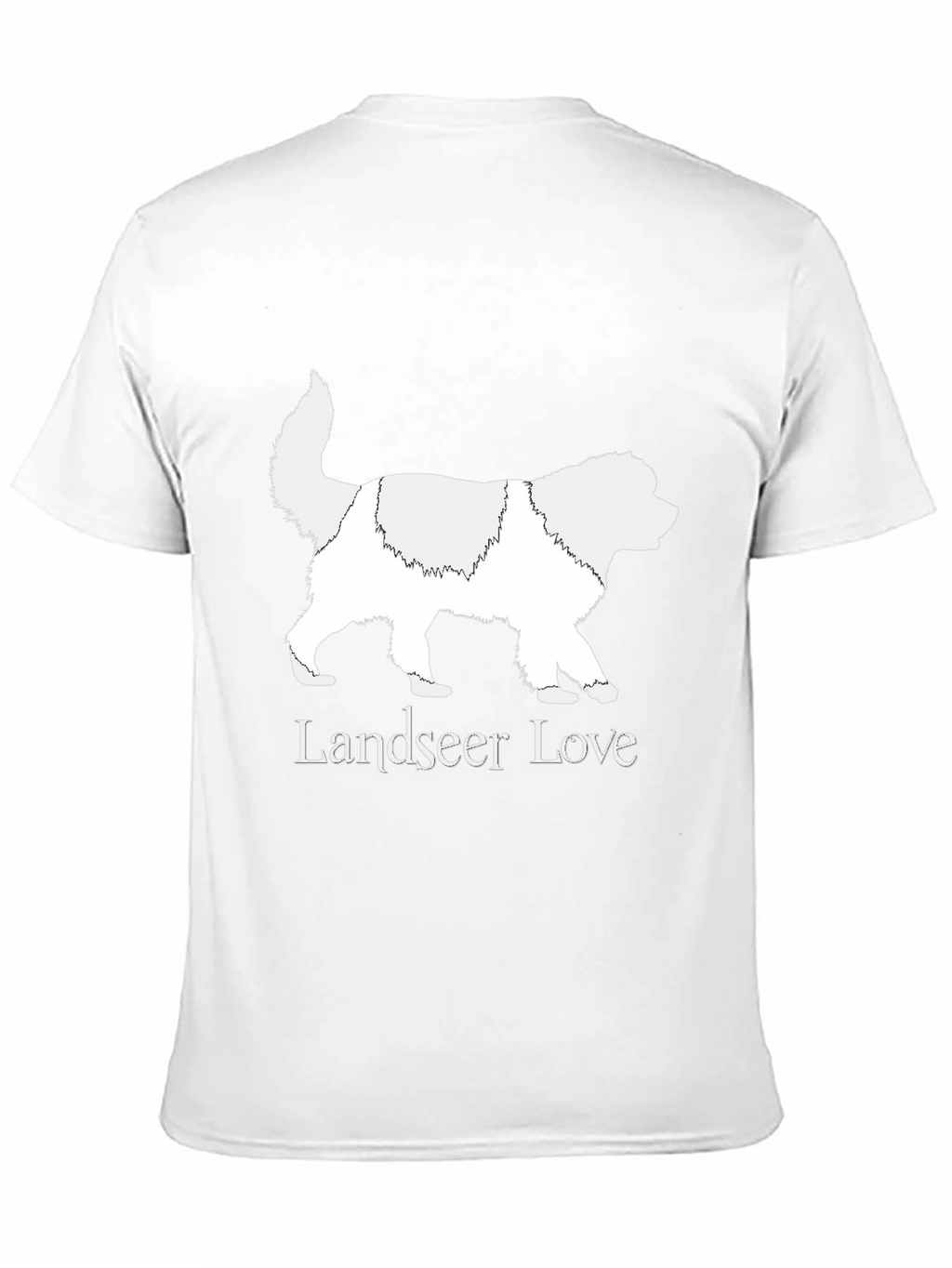 Landseer Love Dog Breed T-Shirt