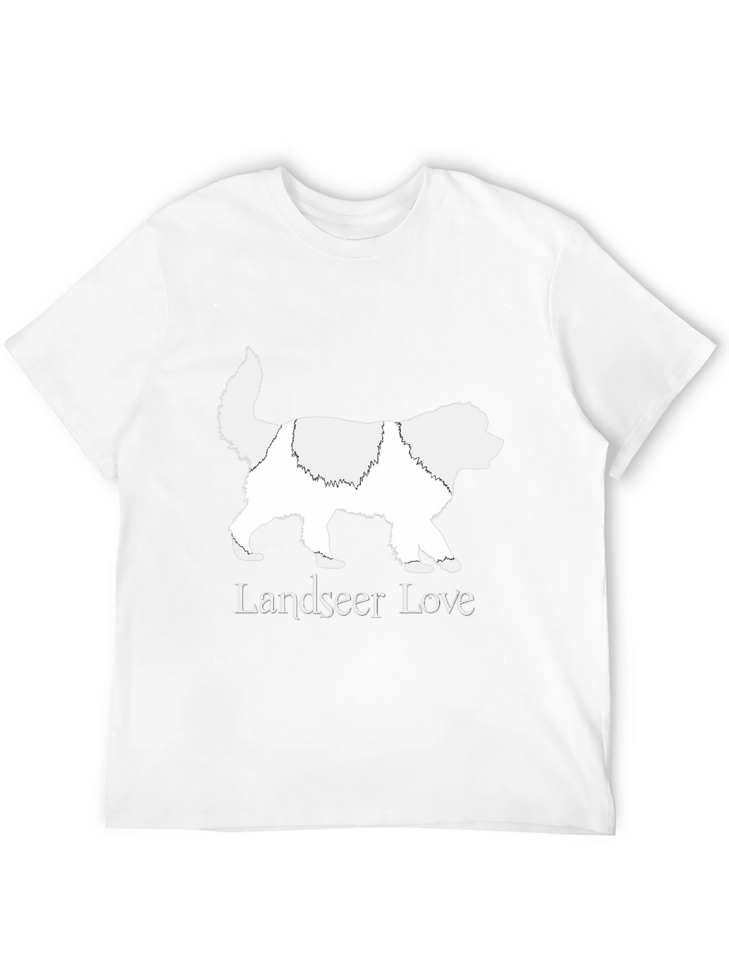 Landseer Love Dog Breed T-Shirt