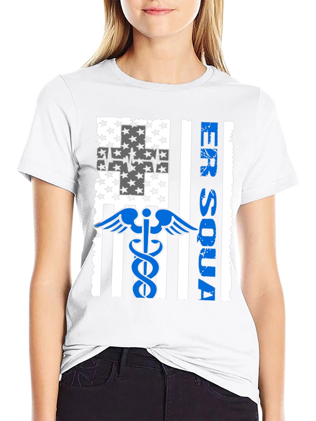 ER Squad American Flag Graphic Tee