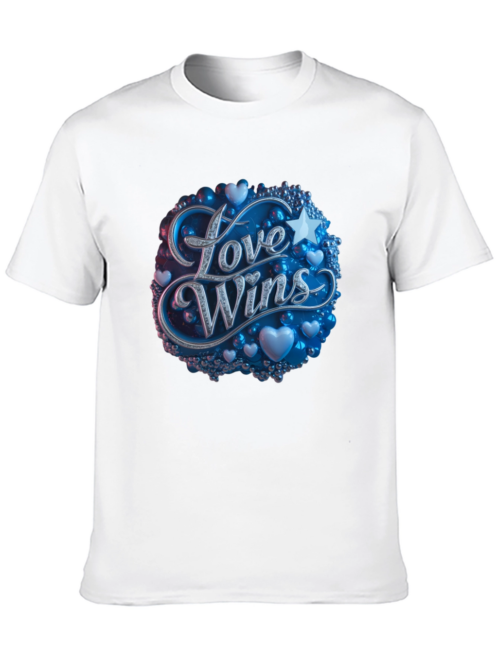 Love Wins Graphic Tee - Black