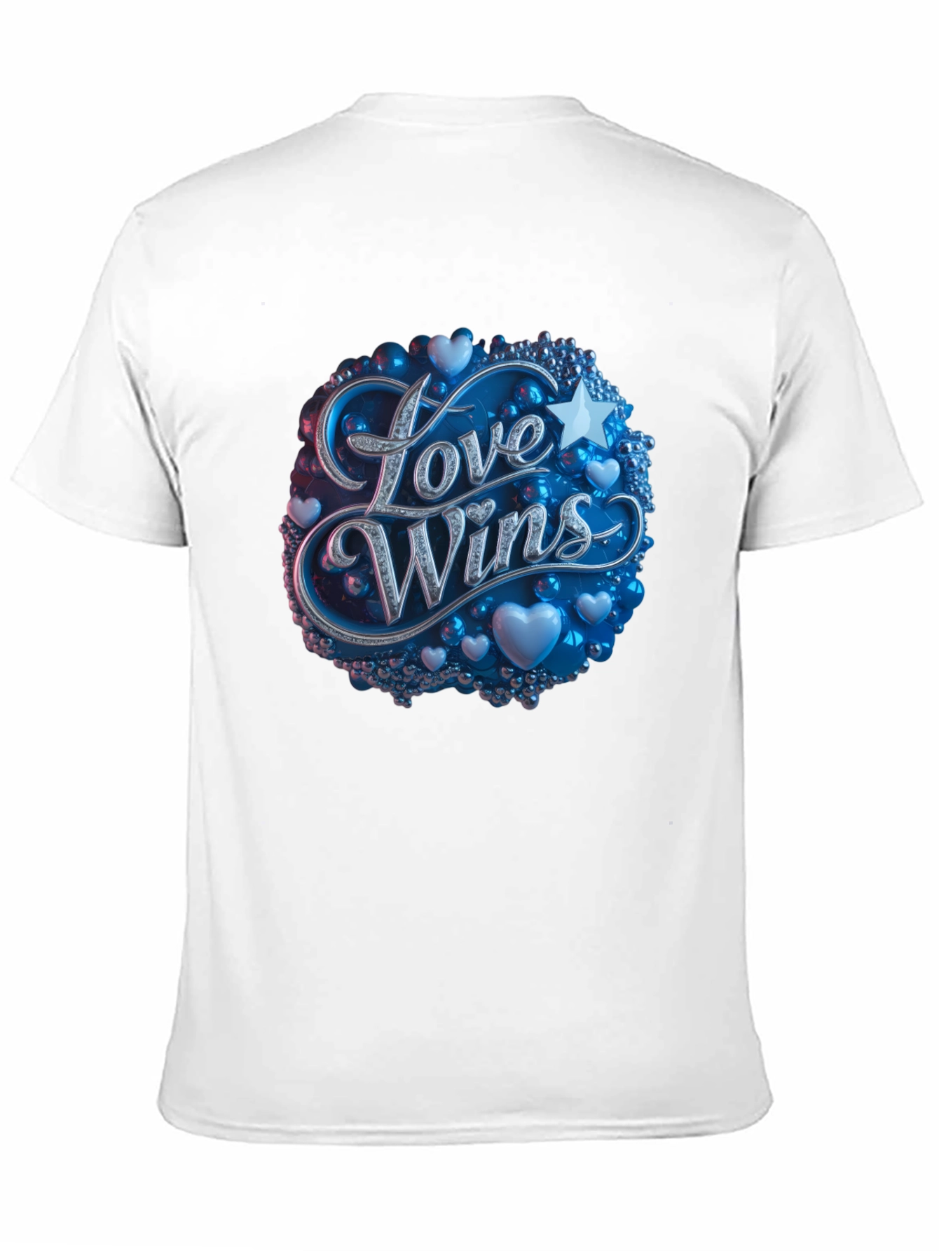 Love Wins Graphic Tee - Black