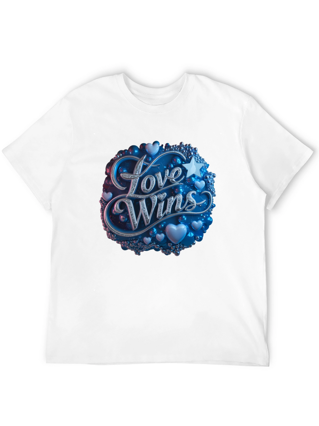 Love Wins Graphic Tee - Black