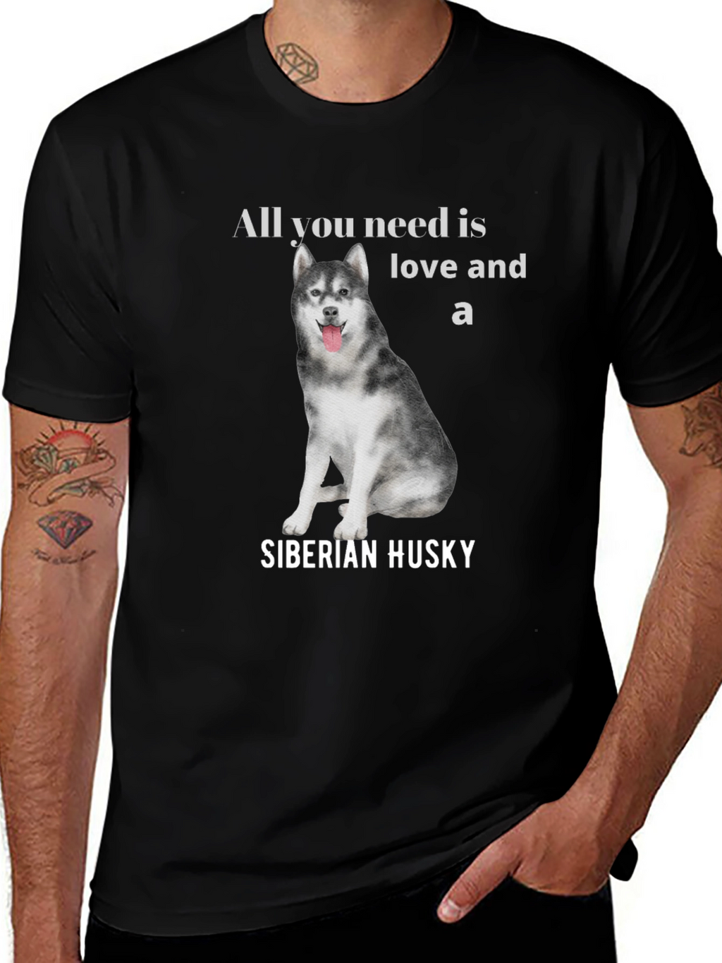 Siberian Husky Love T-Shirt