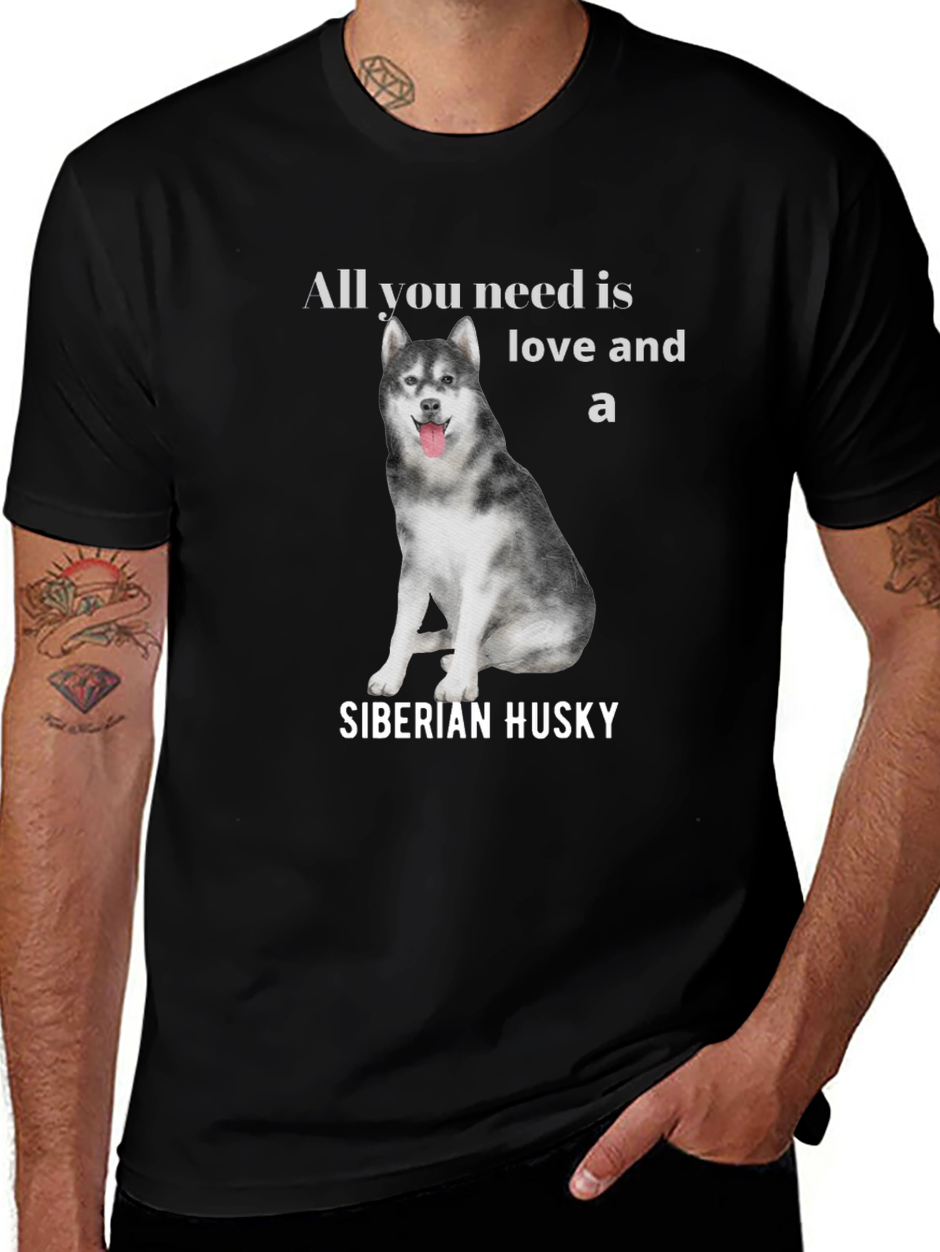 Siberian Husky Love T-Shirt