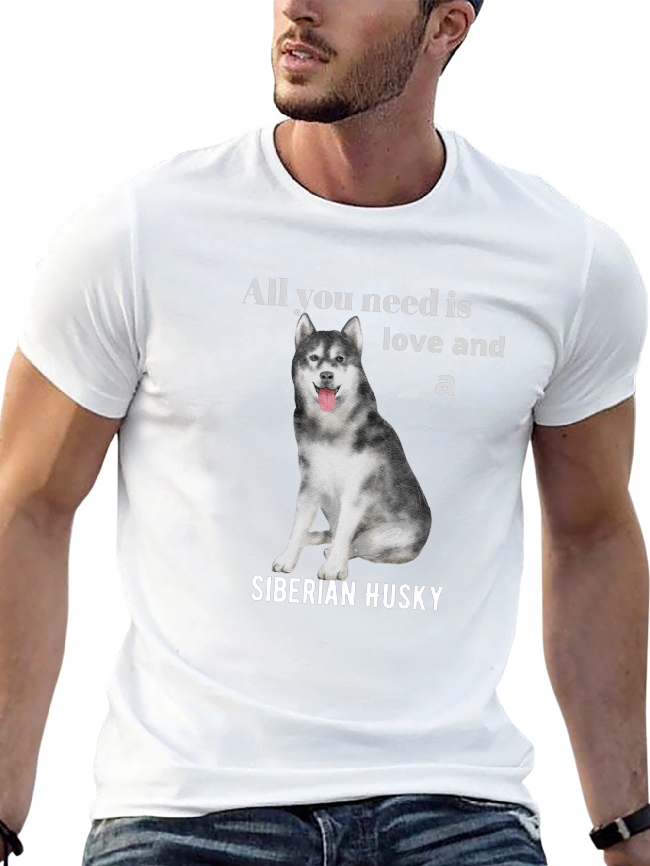 Siberian Husky Love T-Shirt