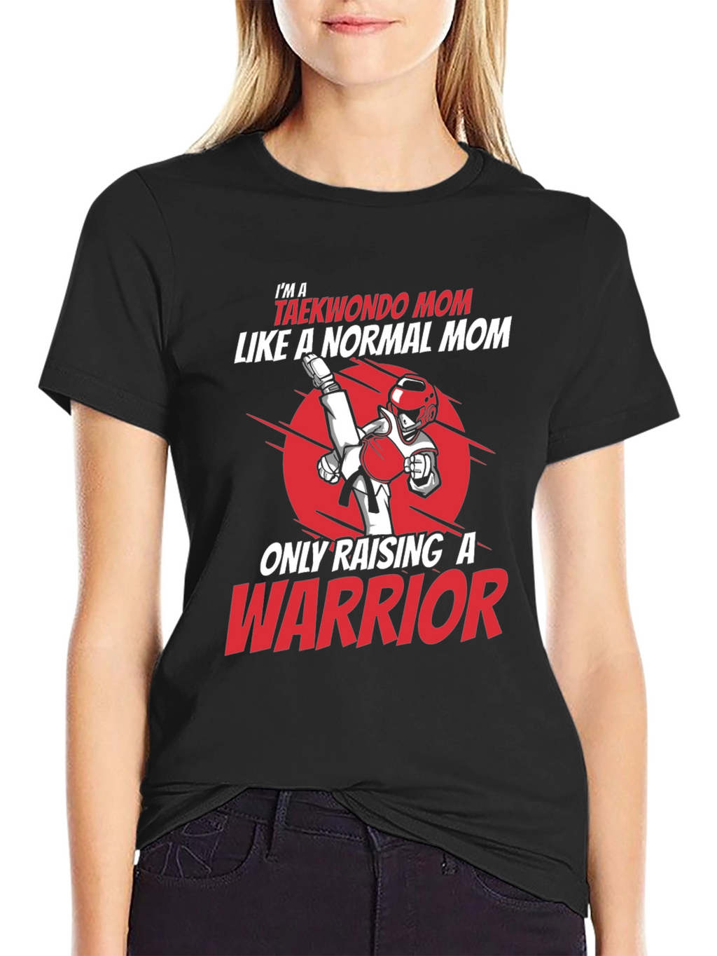 Taekwondo Mom Warrior T-Shirt