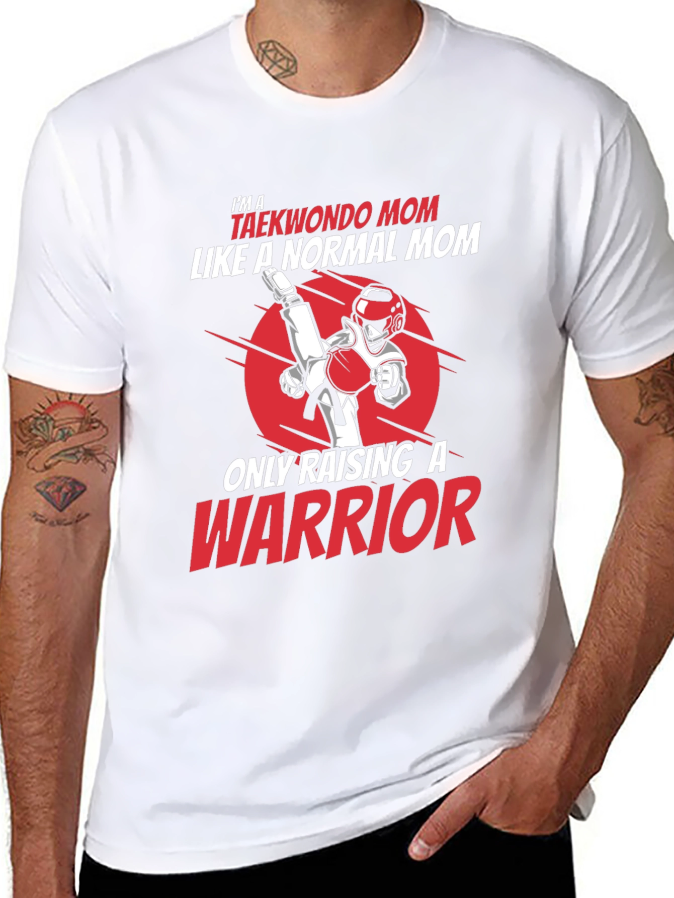 Taekwondo Mom Warrior T-Shirt