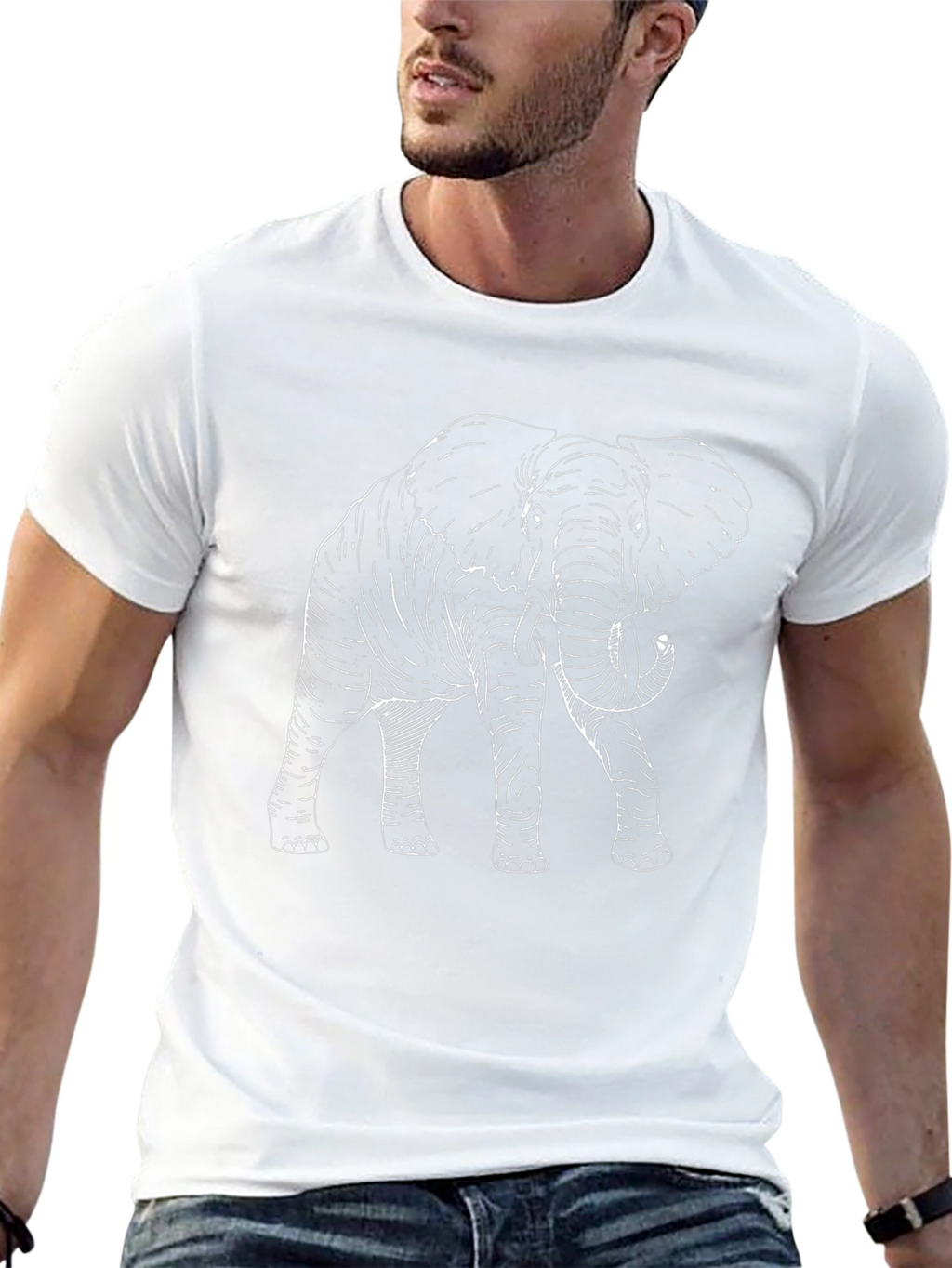 Elephant Graphic Tee - Classic Black T-Shirt