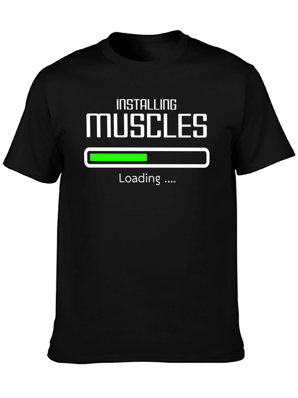 Installing Muscles Funny Gym T-Shirt