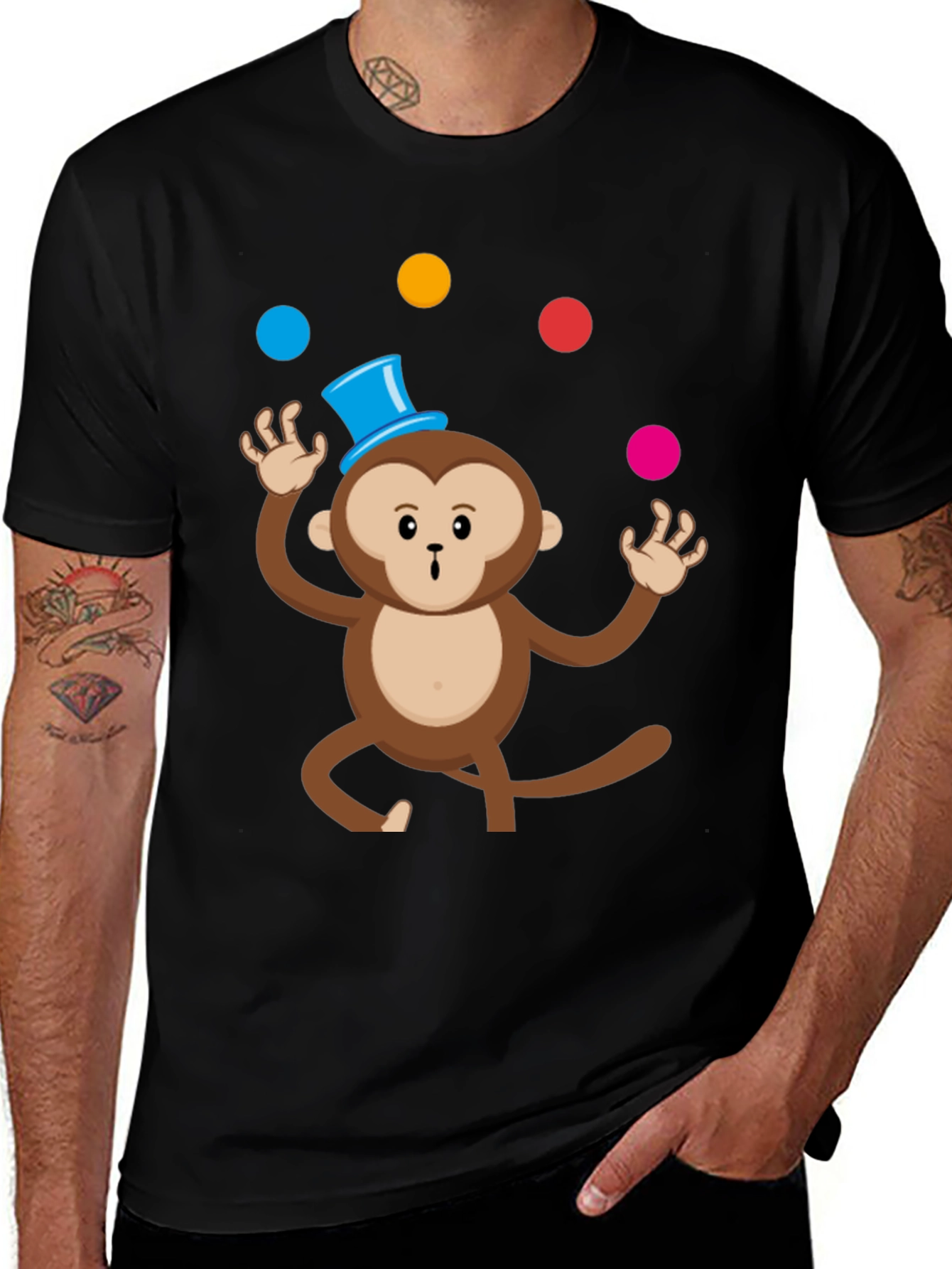 Monkey Juggling T-Shirt