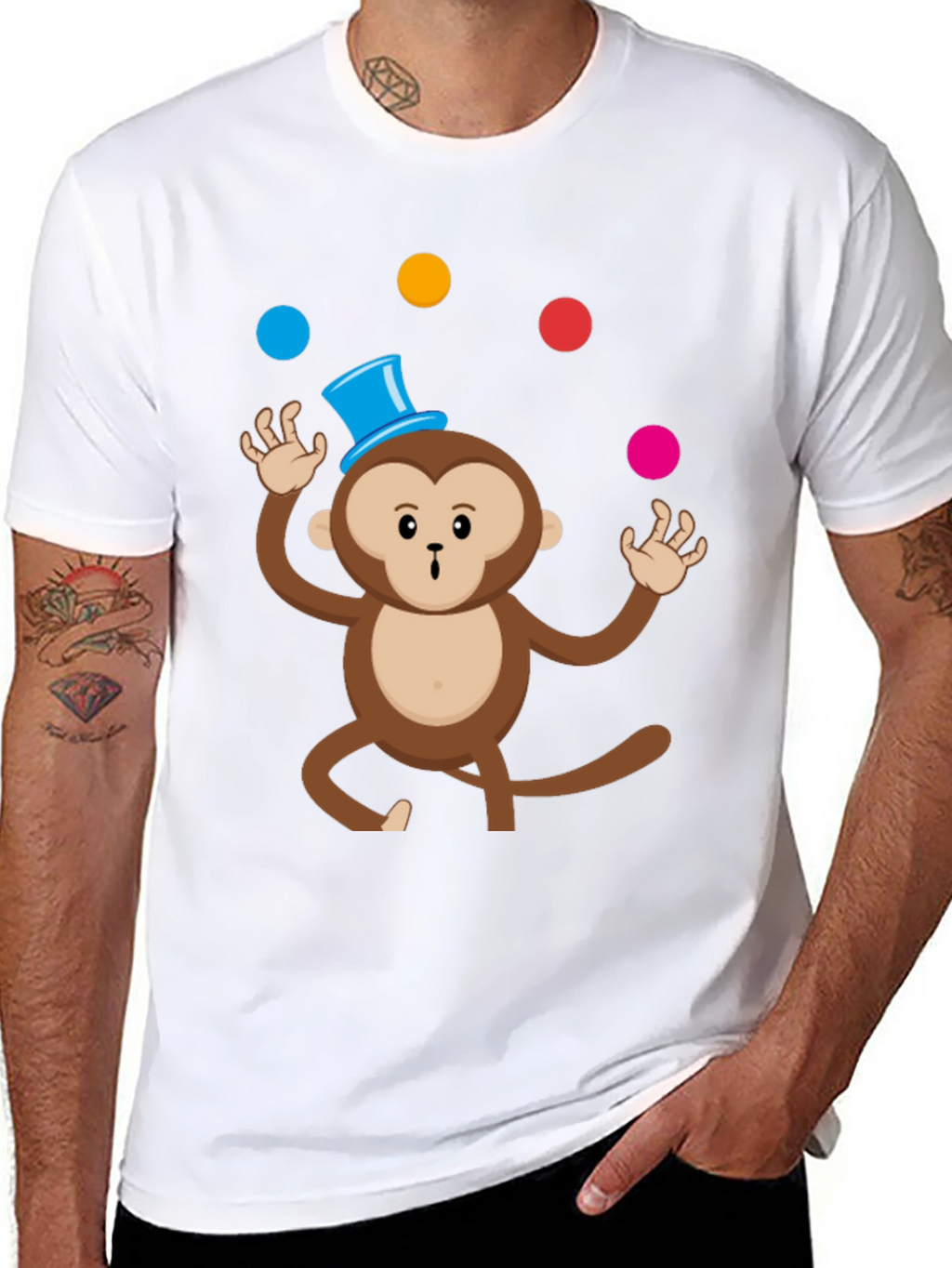 Monkey Juggling T-Shirt
