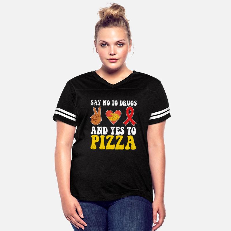 Peace Ribbon Week Awareness Yes Pizza Wear Red