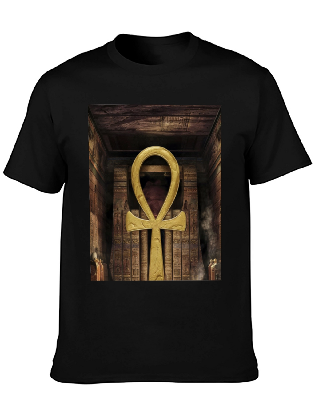 Ankh Egyptian Tomb Graphic T-Shirt