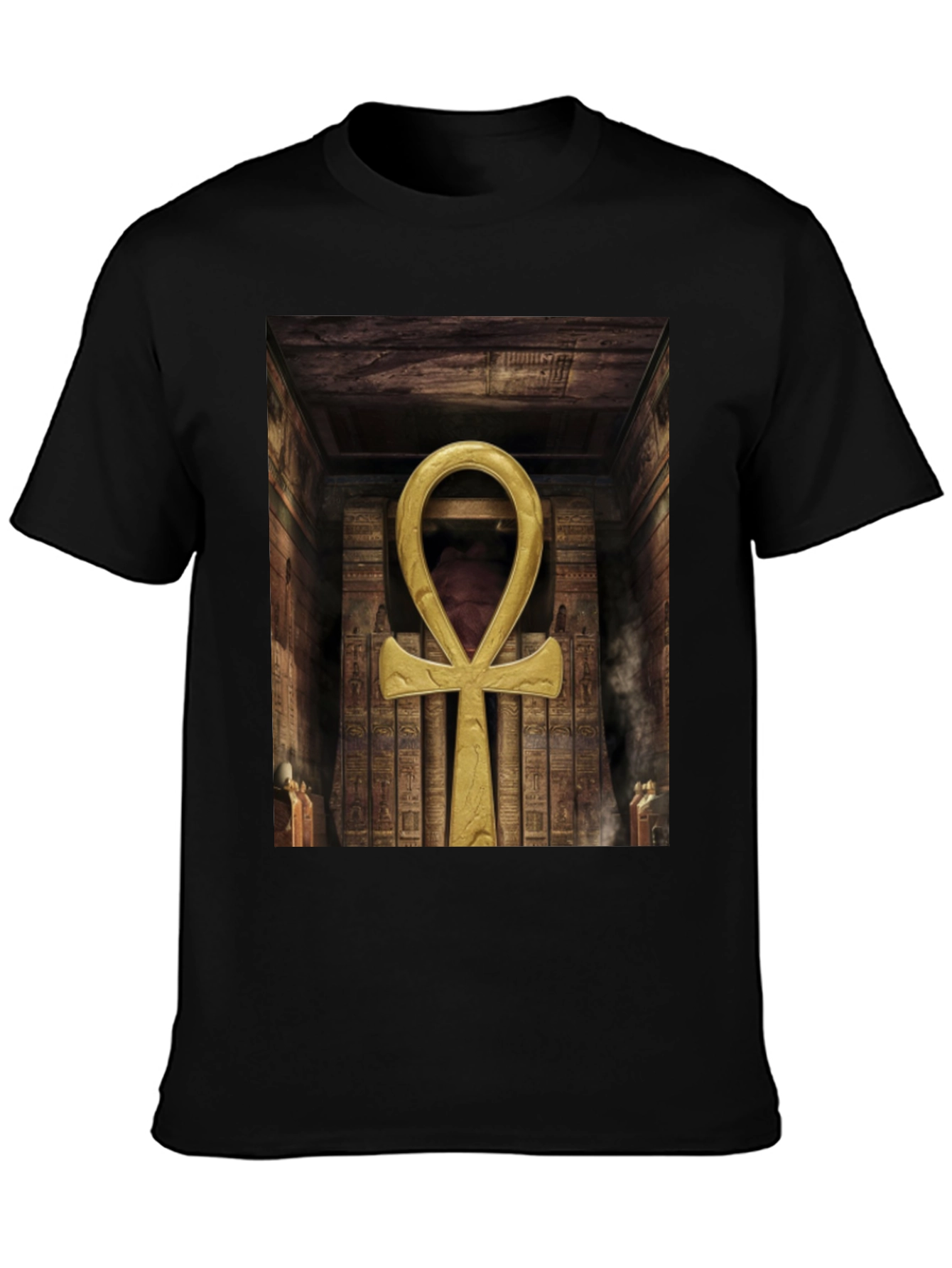 Ankh Egyptian Tomb Graphic T-Shirt