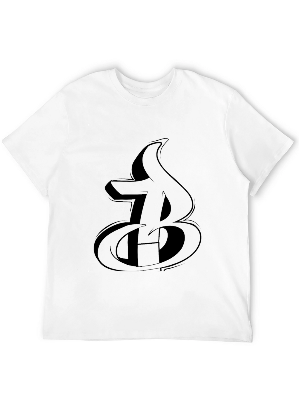 Bold Black Graphic Tee