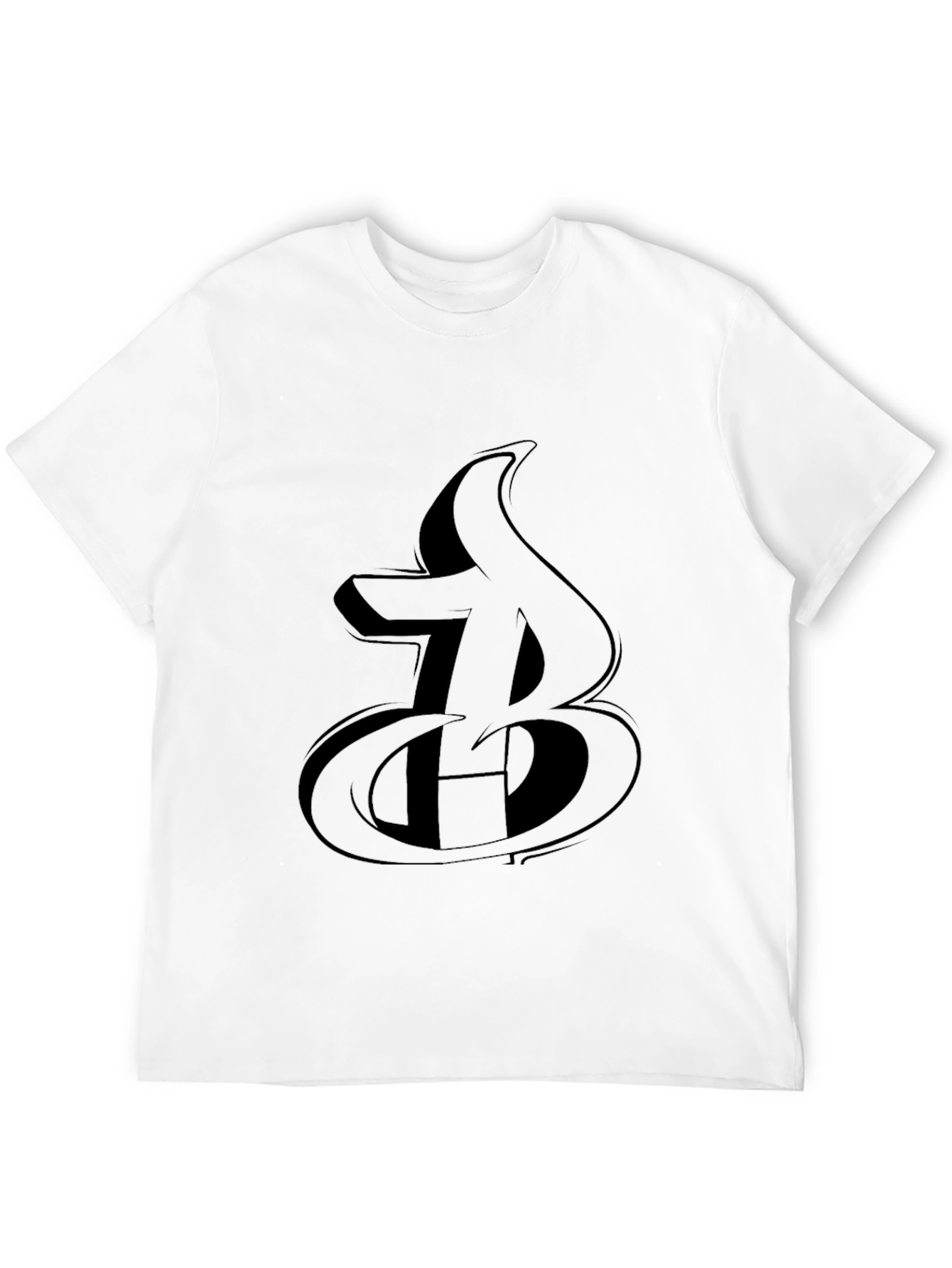 Bold Black Graphic Tee