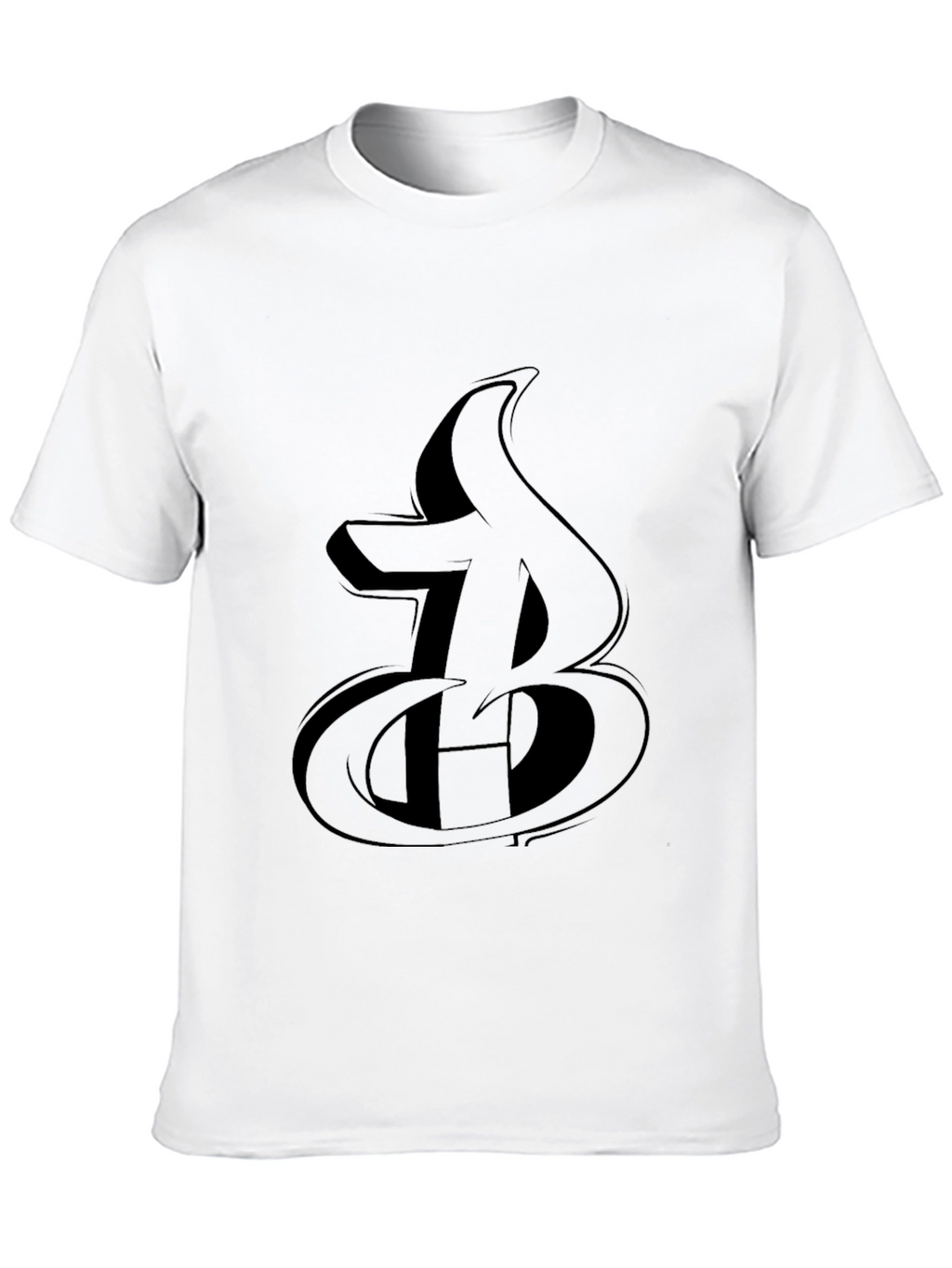 Bold Black Graphic Tee