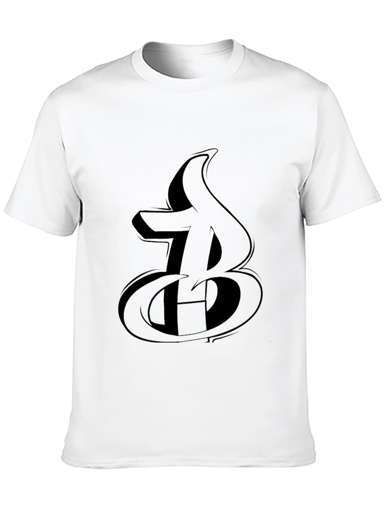 Bold Black Graphic Tee