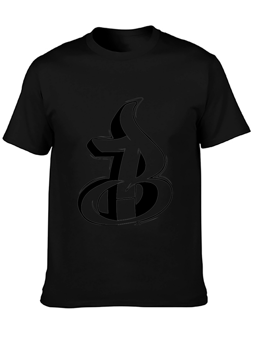 Bold Black Graphic Tee
