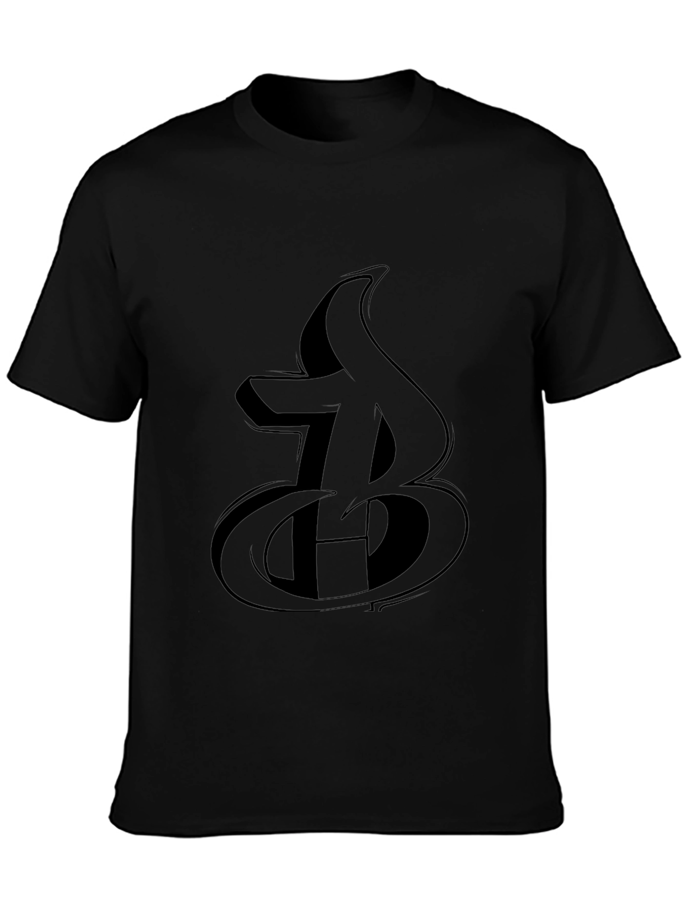 Bold Black Graphic Tee