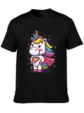 Unicorn Superhero Graphic T-Shirt