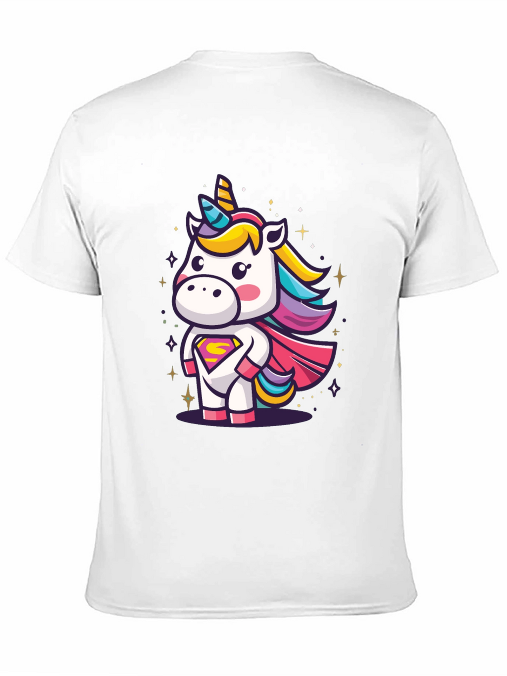 Unicorn Superhero Graphic T-Shirt