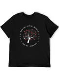 American Oak Tree Graphic Tee - Stylish Nature Shirt