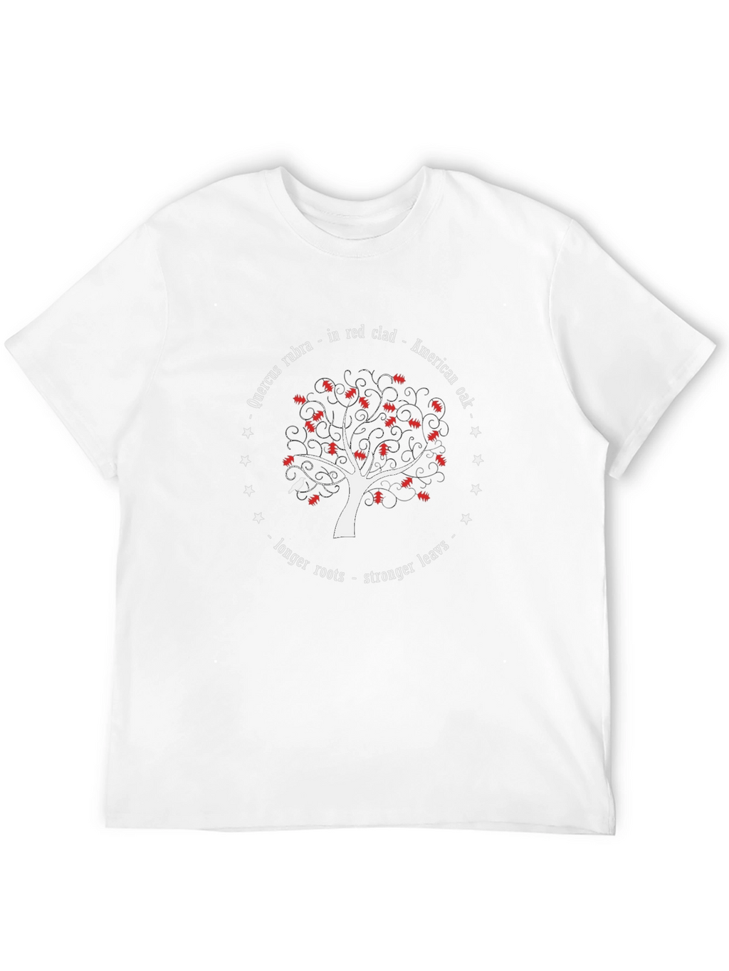 American Oak Tree Graphic Tee - Stylish Nature Shirt