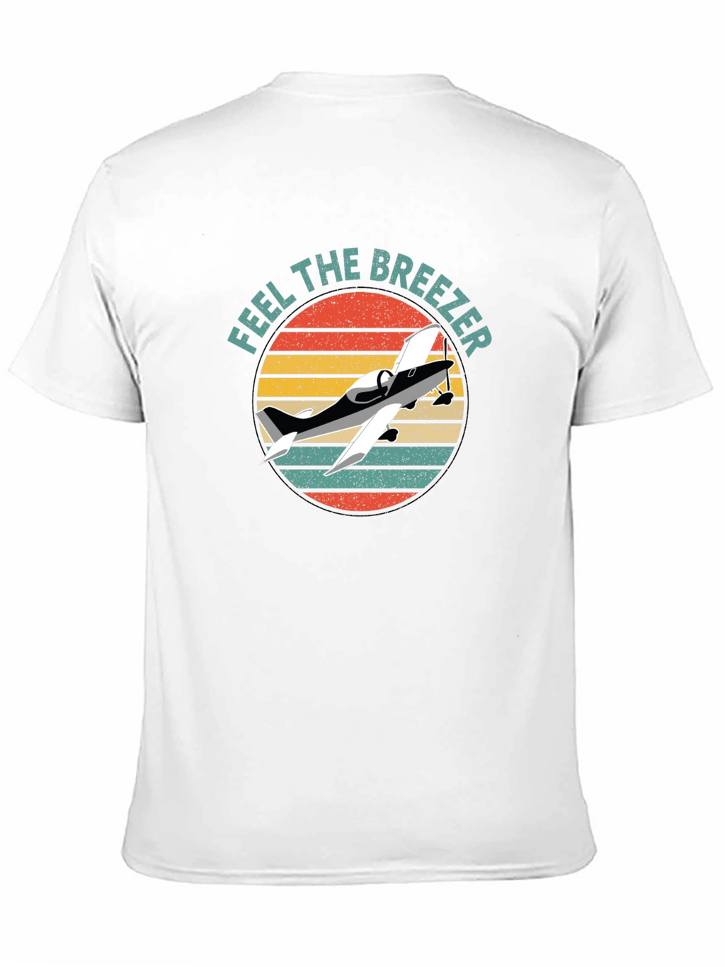 Feel the Breezer Airplane Graphic Tee - Black