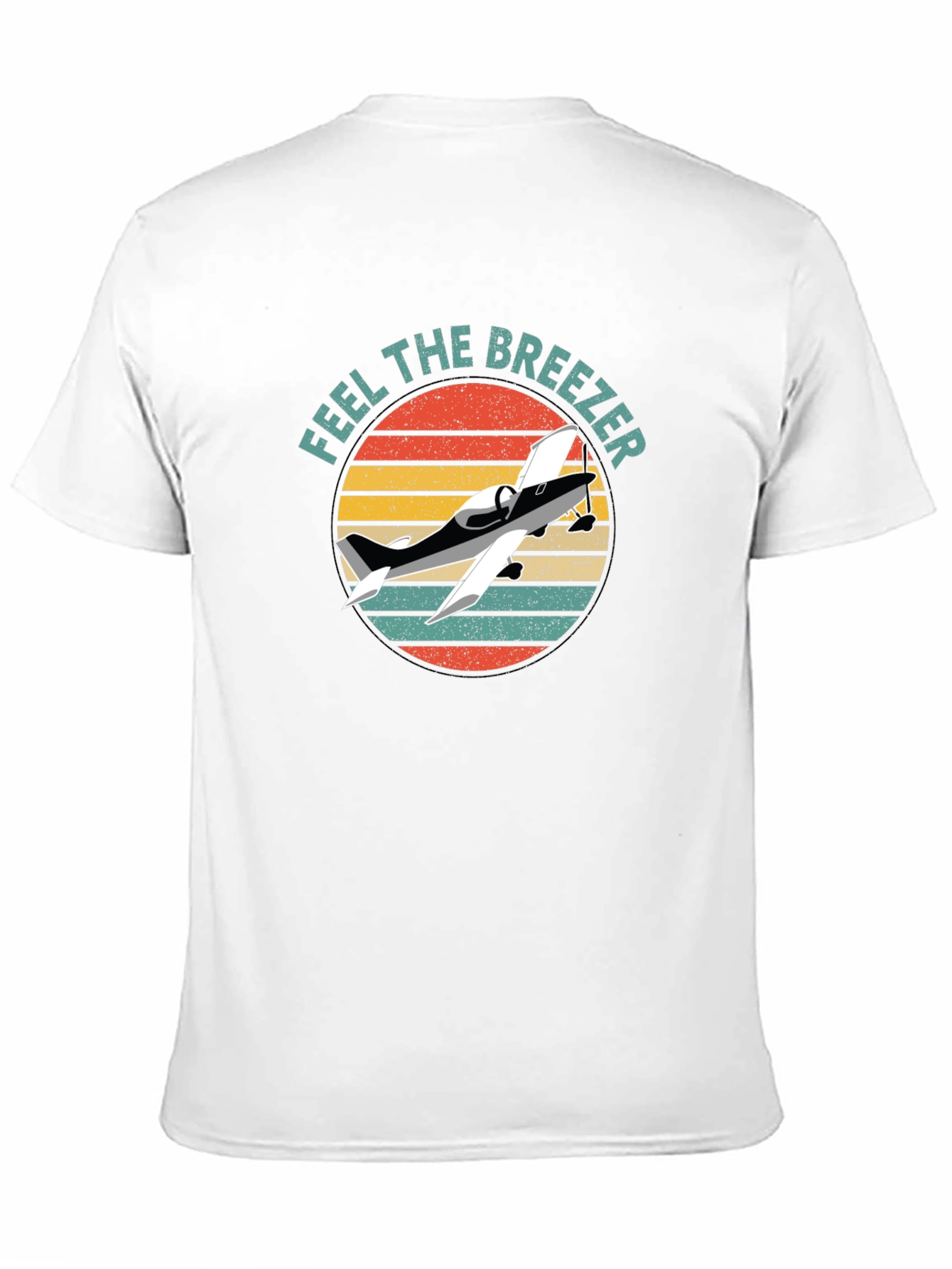 Feel the Breezer Airplane Graphic Tee - Black