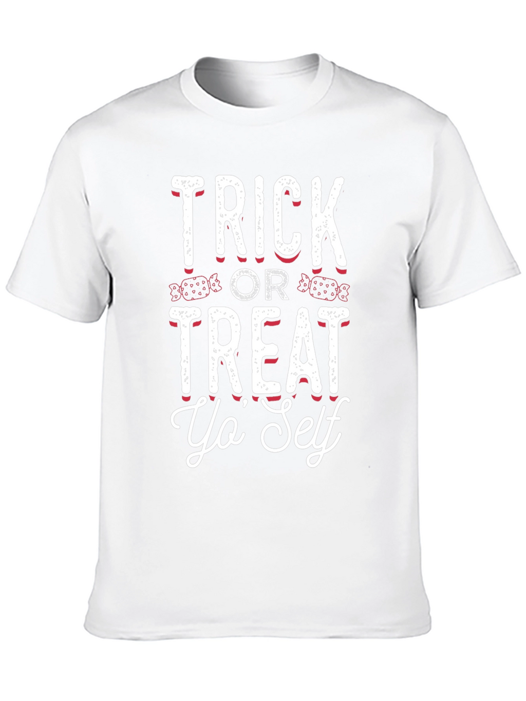 Trick or Treat Yo Self Black Graphic Tee
