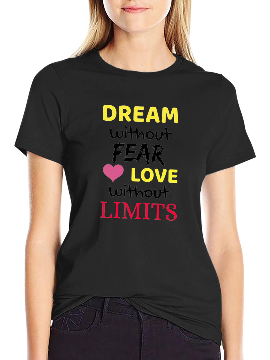 Inspirational Graphic T-Shirt - Dream Without Limits