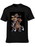 Viking Archer Warrior Riding Armored Bear T-Shirt