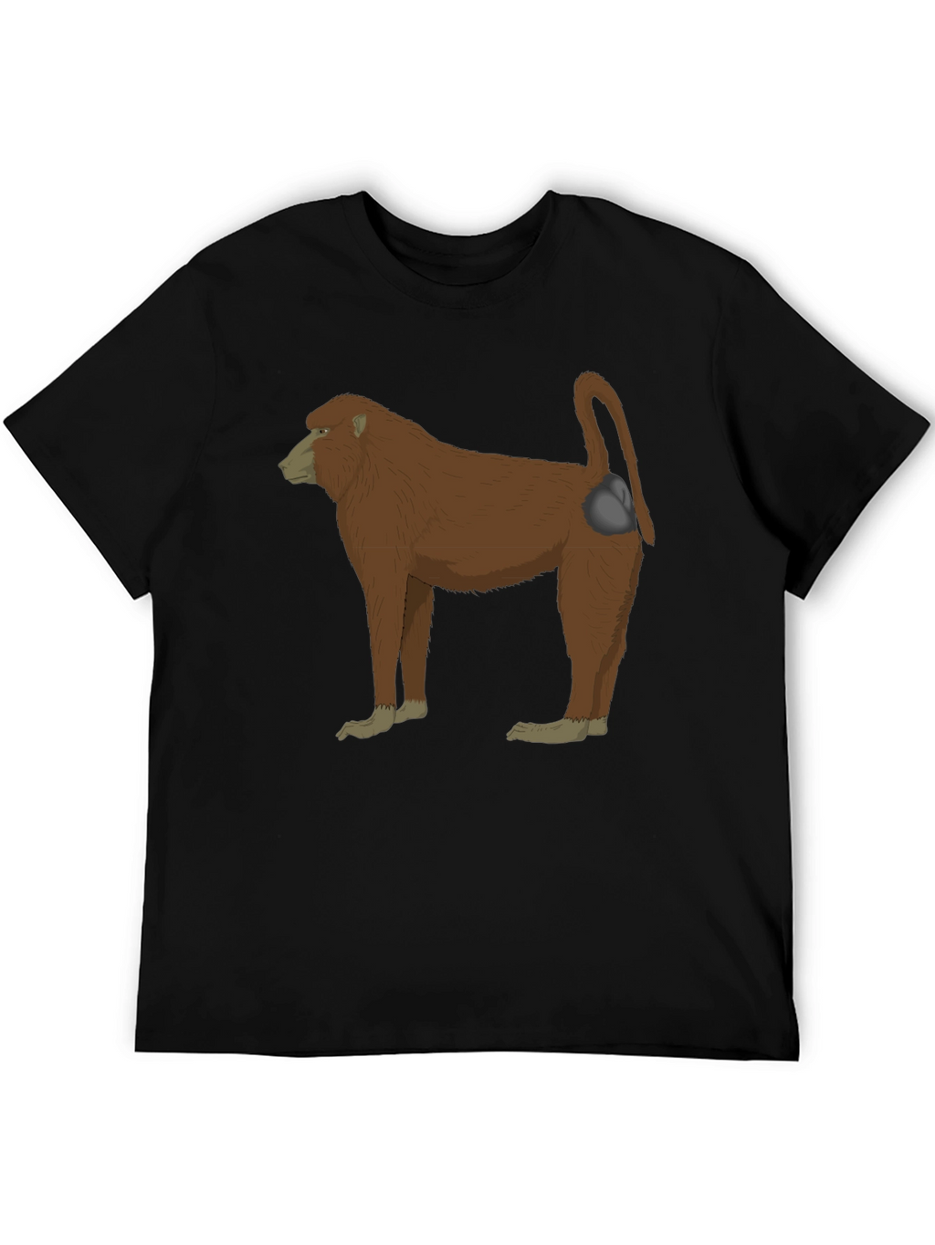 Baboon Graphic Tee - Black T-Shirt